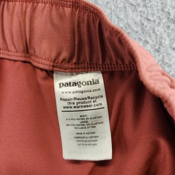 Patagonia Skort Womens L Pink Fleetwith Faux Wrap Commuting Work Travel Golf - Picture 10 of 13